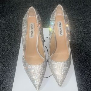 Steve Madden Pumps Daisie Crystal (Silver Rhinestone)